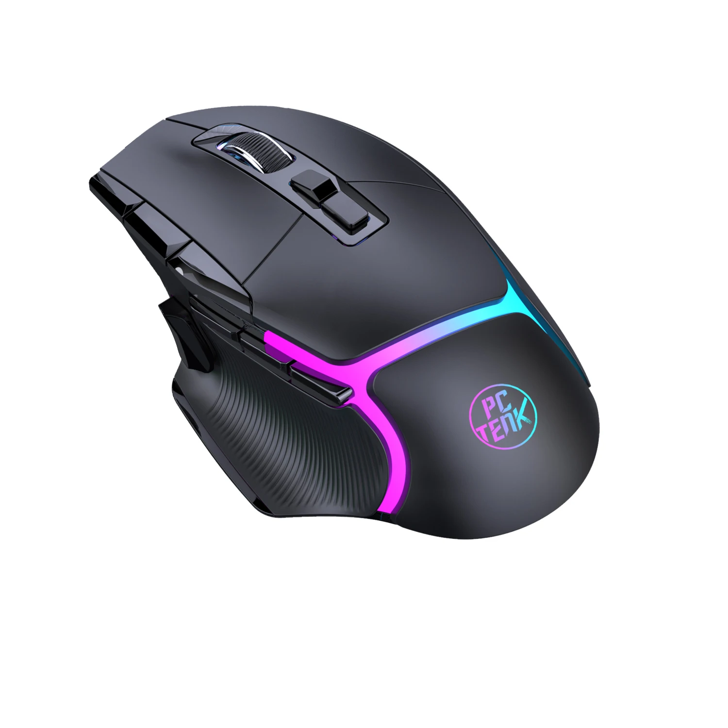EQ12DW XM90B Wireless 12 BTN Gaming Mouse Ergonomic Silent Gamer Laptop Mouse With 10 Silent Click Buttons 5 Adjustable DPI Plug Play for Pc