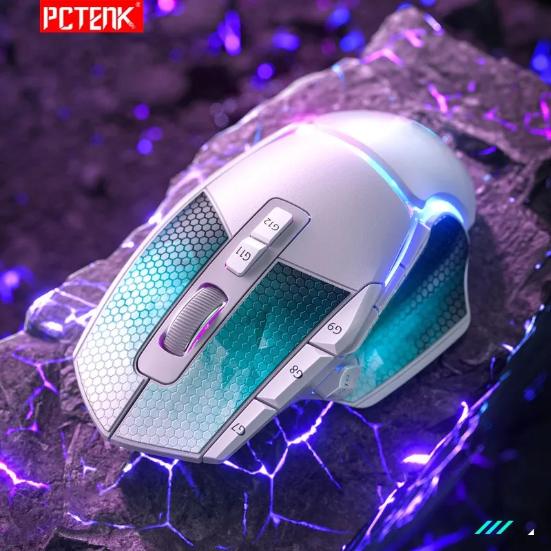 EQ12DW XM90B Wireless 12 BTN Gaming Mouse Ergonomic Silent Gamer Laptop Mouse With 10 Silent Click Buttons 5 Adjustable DPI Plug Play for Pc - Image 3