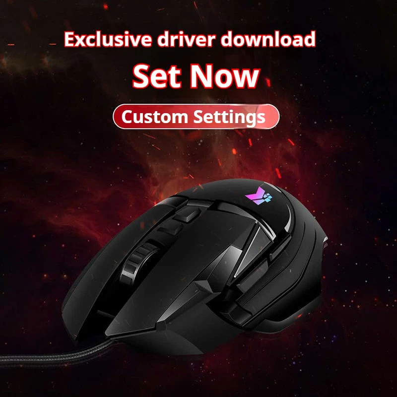 EQ-502-8B Ergonomic Optical 502-8B RGB Backlit 8 BTN Gaming Mouse Brand Quality 7200DPI Wired USB Macro Programmable for Desktop Gamers - Image 3